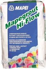MAPEI Mapegrout Hi Flow Быстротвердеющая ремонтная смесь до 40 мм, 25 кг.