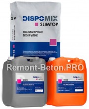 DISPOMIX SLIMTOP 355TR покрытие полиуретан-цементное тиксотропное, 30,4 кг