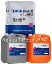 DISPOMIX SLIMTOP 355TL покрытие полиуретан-цементное универсальное, 35 кг