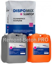 DISPOMIX SLIMTOP 355FL покрытие наливное полиуретан-цементное, 32 кг