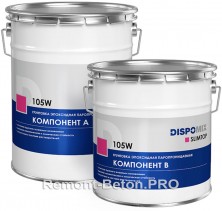 DISPOMIX Slimtop 105W паропроницаемая грунтовка двухкомпонентная эпоксидная 9,5 кг