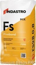Индастро Firebond МIX FS98 0,8 масса сухая кислая кварцитовая, 25 кг