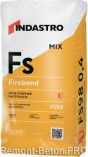 Индастро Firebond МIX FS98 0,4 масса сухая кислая кварцитовая, 25 кг