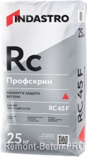 Индастро Профскрин RC45 F безусадочный ремонтный состав при температуре от -10...+10 С, 25 кг
